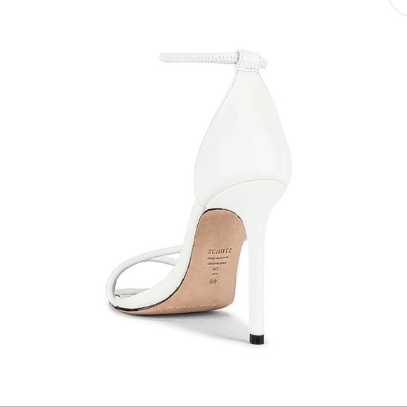 Schutz Gaiah Heel in White - Picture 2 of 7